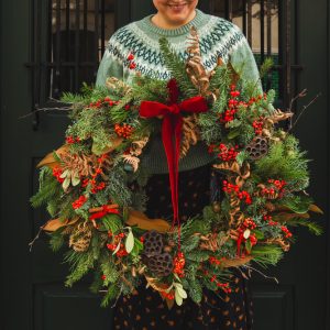 Coroa de Natal Totalmente Preenchida G