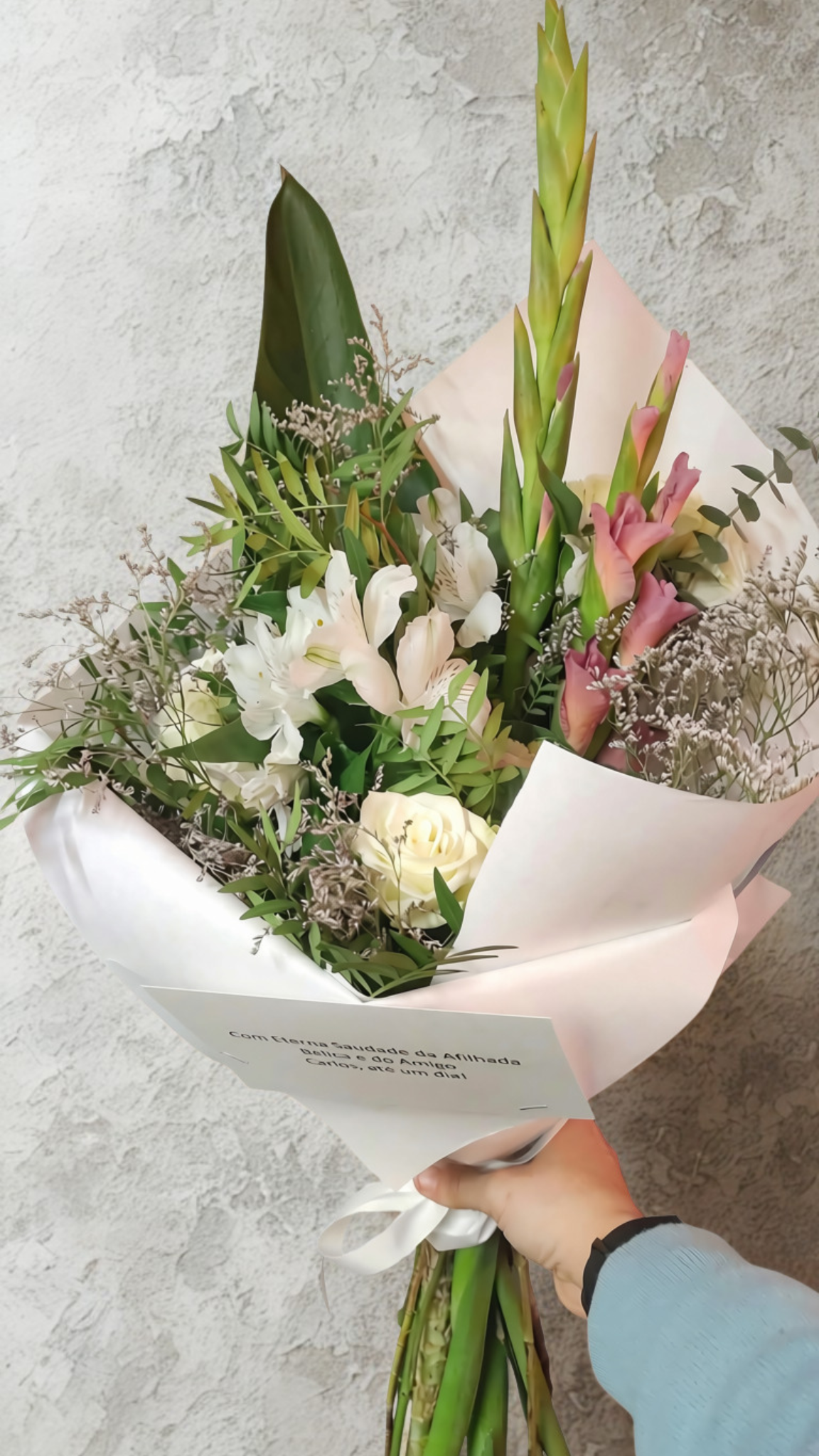 Funeral Flower Arrangement - Palm 1 Arranjo de Flores para Funeral - Palma